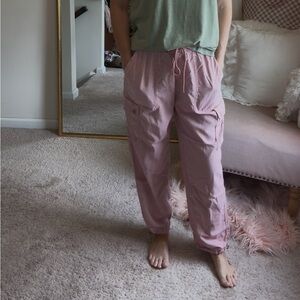 Pink Women's Cargo jogger Pants